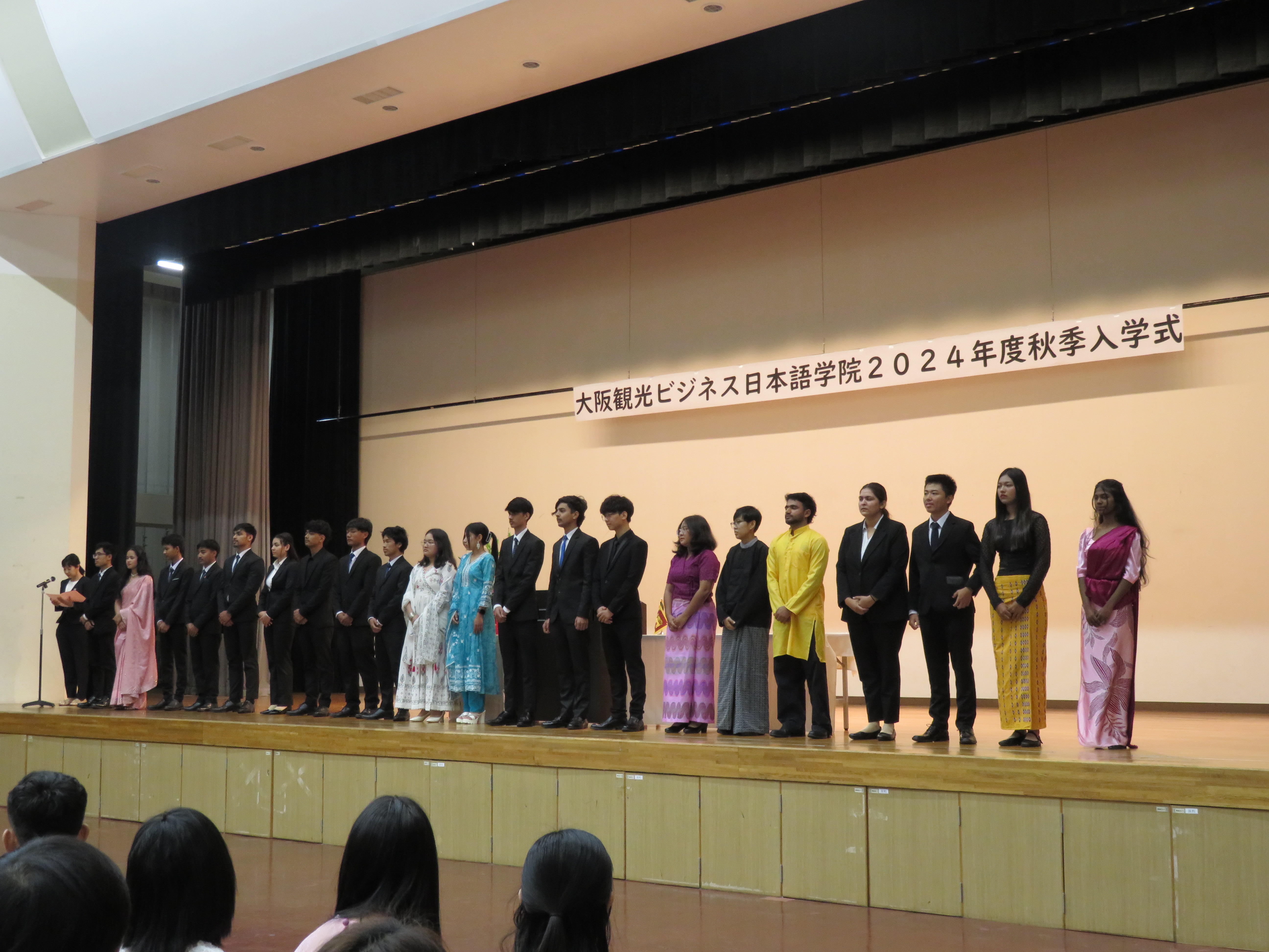 2024年7月生10月生の入学式が行われました。
これからよろしくお願いします！